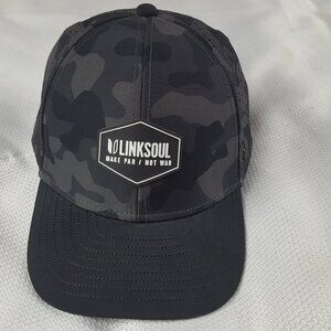 Melin Hydro Linksoul Mens Camo A Game Golf Hat Cap Make Par Not War 58cm Rare